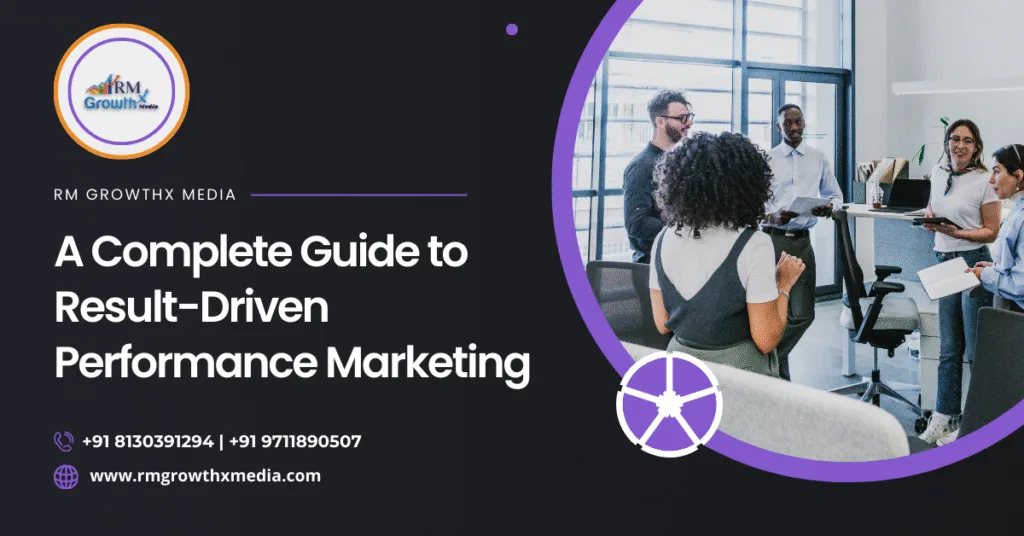 What is performance marketing definition and key channels diagram