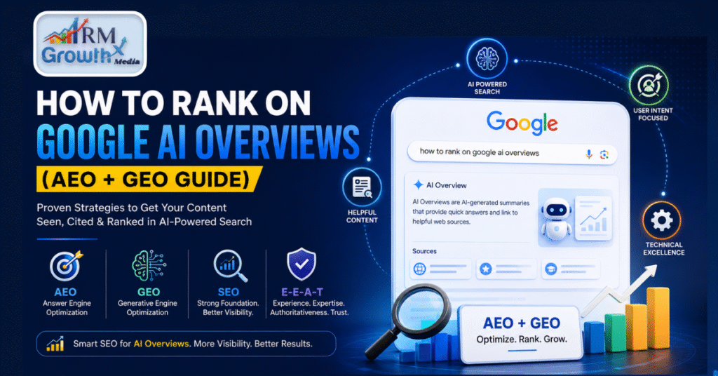 How to rank on Google AI Overviews with AEO and GEO