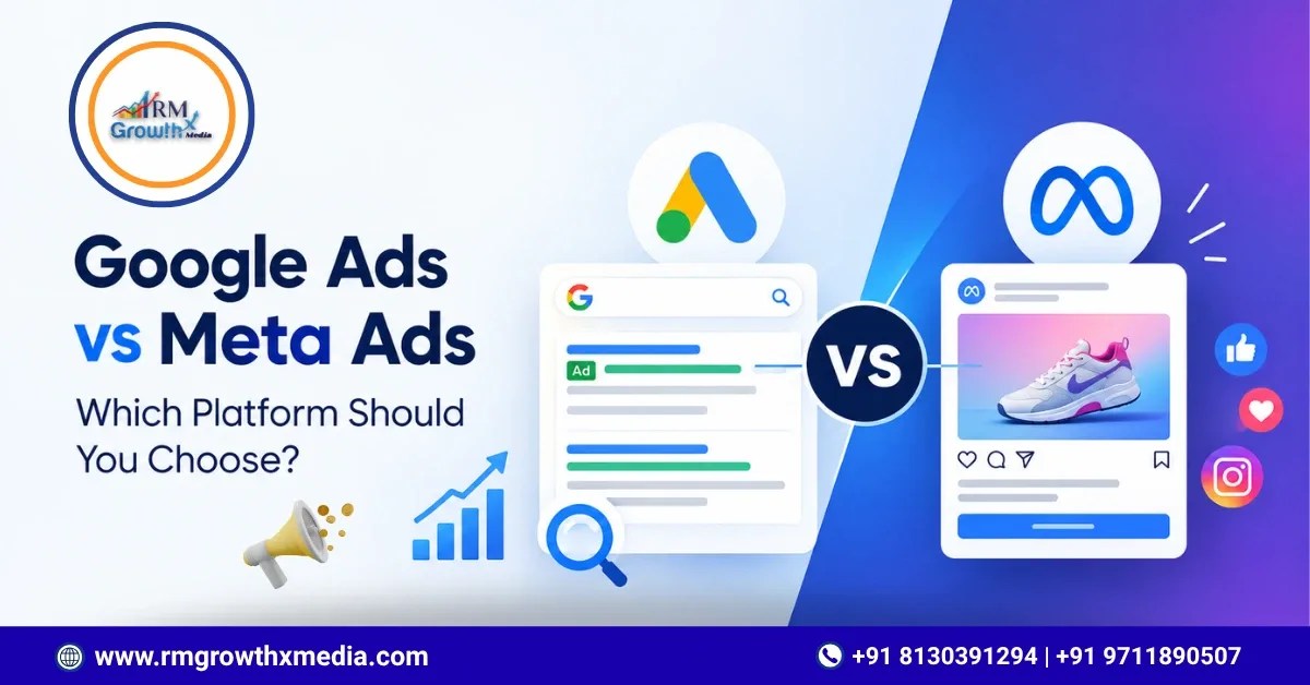 Google Ads vs Meta Ads comparison for digital advertising