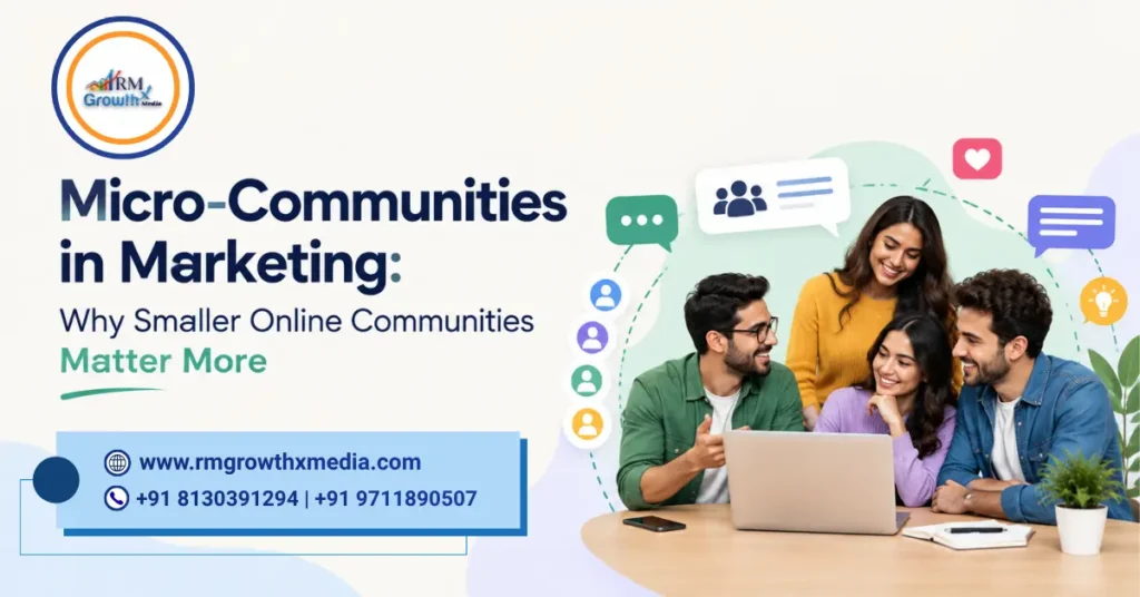 Micro-communities in marketing connecting a focused group of online community members